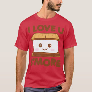 Camiseta Eu Te Amo Mais Engraçado Acampando Mais Pun Escuro
