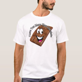 Camiseta Eu te amo mais que chocolate!