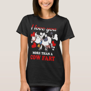 Camiseta Eu Te Amo Mais Que Um Animal Bovino Longínquo