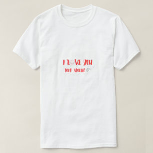 Camiseta Eu Te Amo Mon Amour Romântico Dia dos Namorados Ti