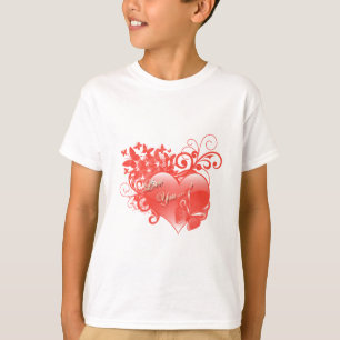 CAMISETA EU TE AMO NO CORAÇÃO VERMELHO