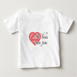 Camiseta Eu te amo no Dutch - Ik hou camionete jou