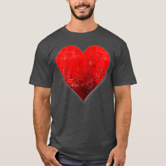 Camiseta Eu Te Amo O Dia de os namorados Vermelho Emoticon