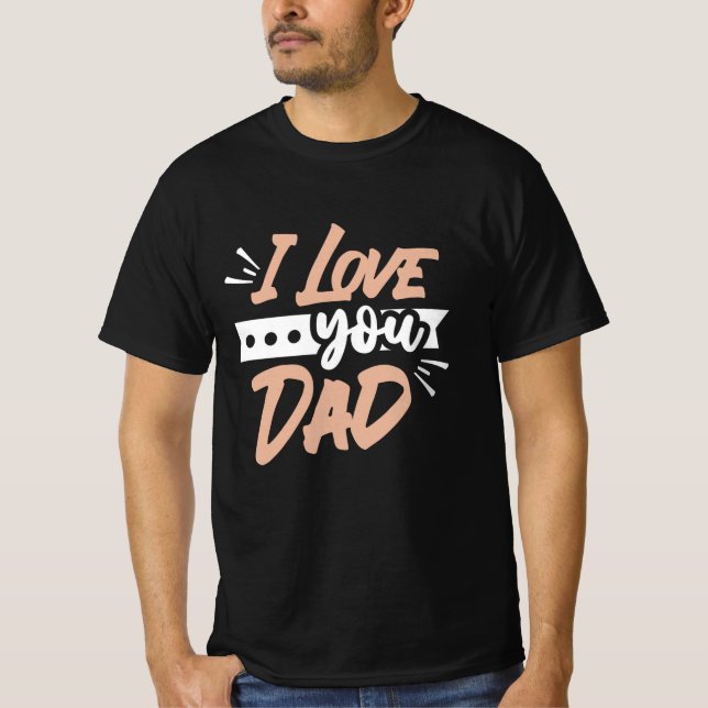 Camiseta Eu te amo Pai (Frente)