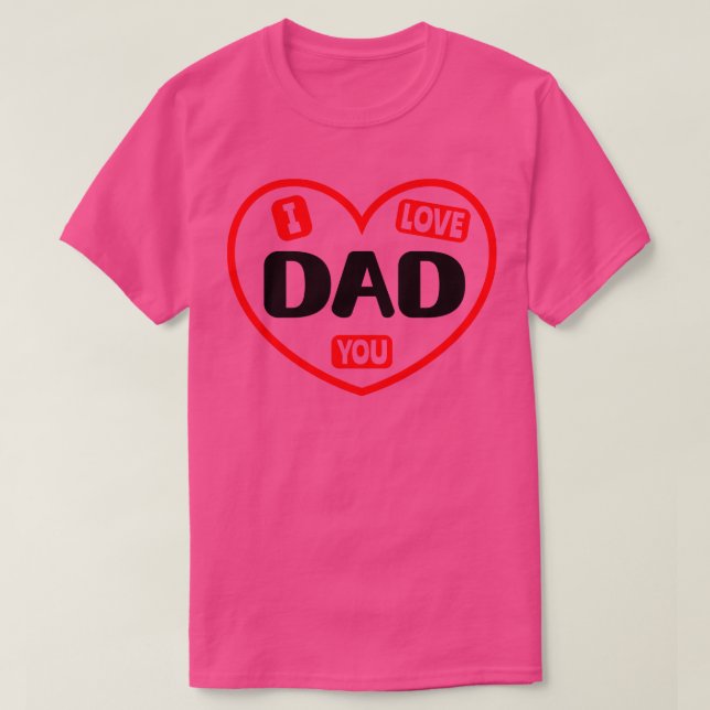 Camiseta Eu Te Amo Pai 1 (Frente do Design)