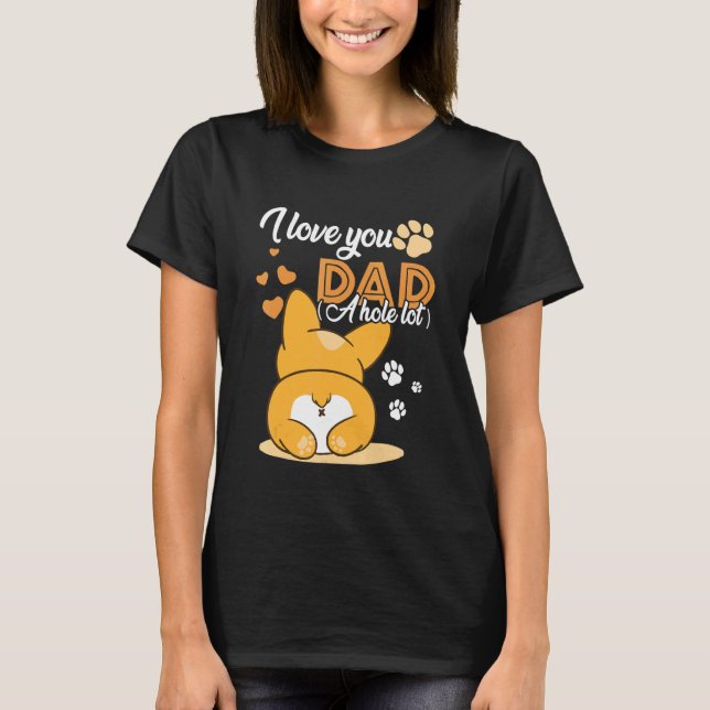 Camiseta Eu Te Amo Pai Muito Pai De Gato Pai (Frente)
