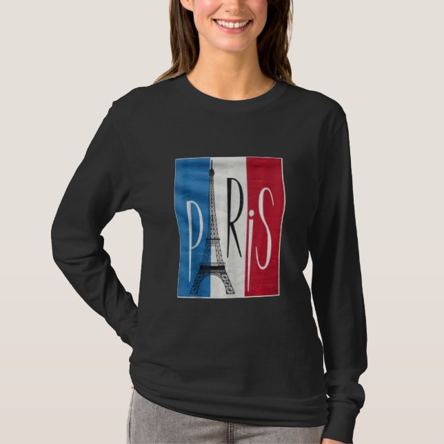 Camiseta Eu Te Amo Paris Eiffel Tower Melhor De Paris E F (Frente)