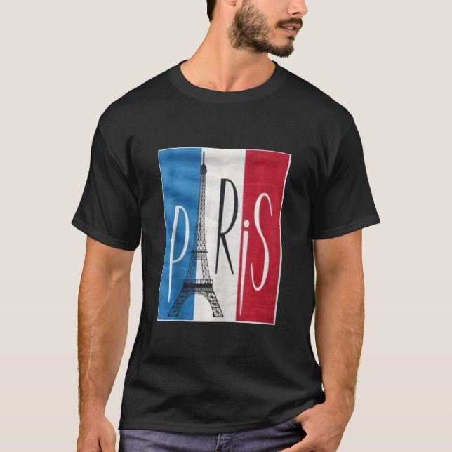 Camiseta Eu Te Amo Paris Eiffel Tower Melhor De Paris E F (Frente)