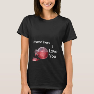 Camiseta Eu Te Amo Poção do Amor Nome Personalizad