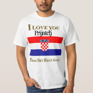 Camiseta EU TE AMO, Prijatelj, A SEIS PÉS DE DISTÂNCIA