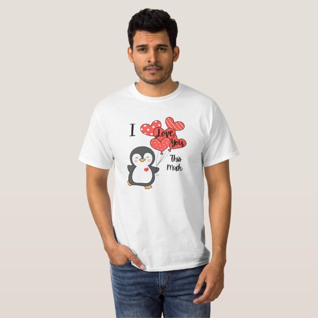 Camiseta Eu te amo tanto (Frente Completa)