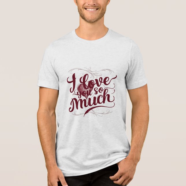 Camiseta "Eu Te Amo Tanto" (Frente)