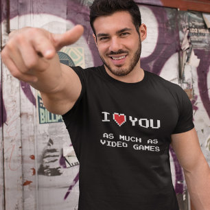 Camiseta Eu Te Amo Tanto Quanto Videos games Jogos engra