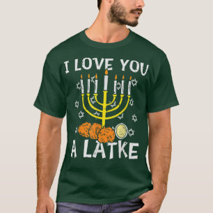Camiseta Eu Te Amo Um Chanucá Judeu Menorah Chanuka
