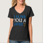 Camiseta Eu Te Amo Um Chão Judeu Engraçado Hanukkah Chanu<br><div class="desc">Eu Te Amo Um Choco Judeu Engraçado Hanukkah Chanukah</div>