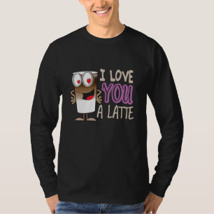 Camiseta Eu te amo um latte