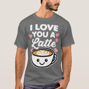 Camiseta Eu Te Amo Um Latte
