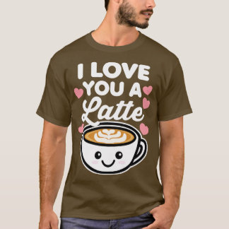 Camiseta Eu Te Amo Um Latte