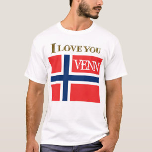 CAMISETA EU TE AMO VENN