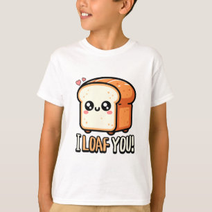 Camiseta Eu Te Assusto! Curioso Eu Te Amo Pão Pão