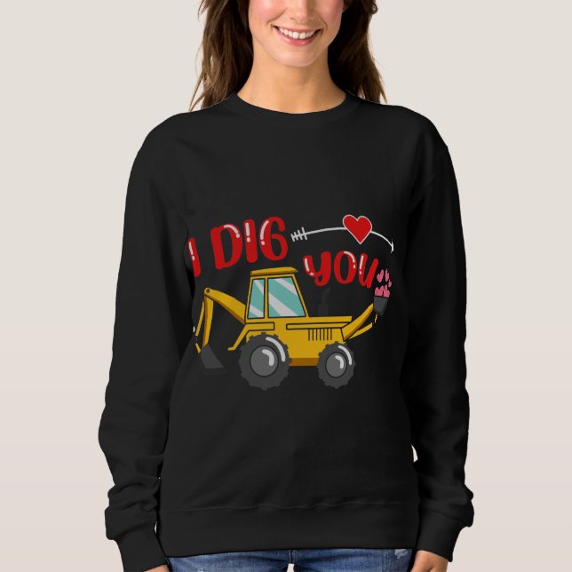 Camiseta Eu Te Canto Namorados De Backhoe (Frente)