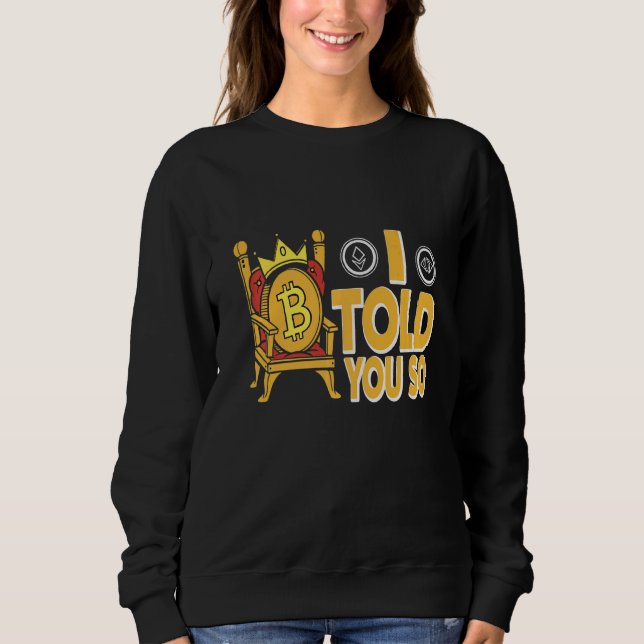 Camiseta Eu Te Disse Tão Crípto Bitmoney (Frente)