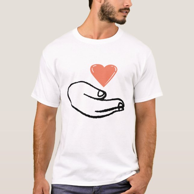Camiseta eu te dou meu coração (Frente)