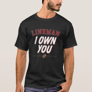 Camiseta Eu Te Sou O Lineman De Futebol