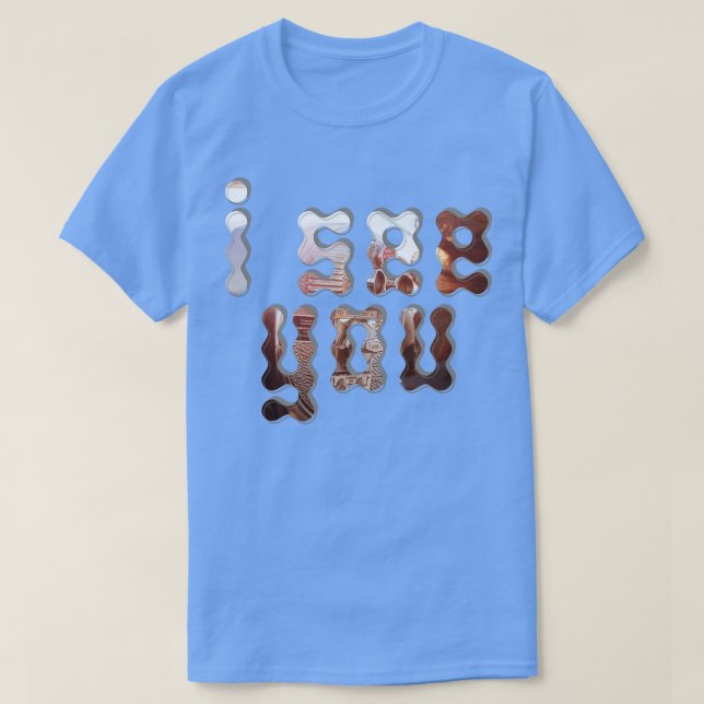 CAMISETA EU TE VEJO 1 (Frente do Design)