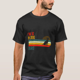 Camiseta Eu Tenho 10 Anos De Cachorro 70 Aniversário Vintag