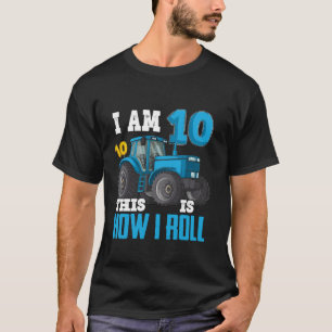 Camiseta Eu Tenho 10 anos É assim que eu faço 10 anos de an