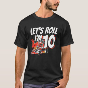 Camiseta Eu tenho 10 Carro Raça Vamos Racionar 10º Aniversá