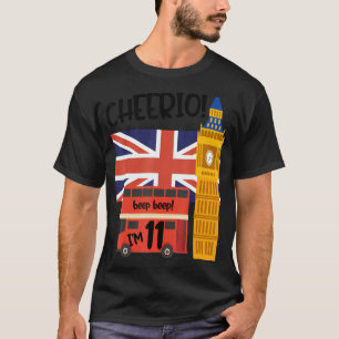 Camiseta Eu tenho 11 11 Birthday British London Theme Unite