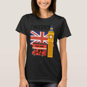 Camiseta Eu tenho 12 12 Birthday British London Theme Unite