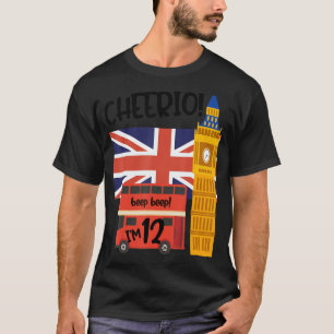 Camiseta Eu tenho 12 12 Birthday British London Theme Unite