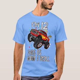 Camiseta Eu tenho 12 anos, é assim que eu faço 12 de aniver