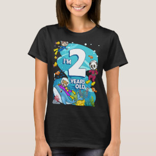 Camiseta Eu tenho 2 anos Ocean Scuba Diver Land