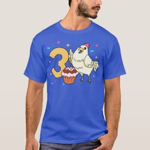 Camiseta Eu tenho 3 anos com aniversário de criança de gali