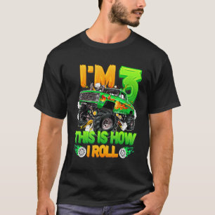 Camiseta Eu tenho 3 anos, é assim que eu faço o trincheiro 