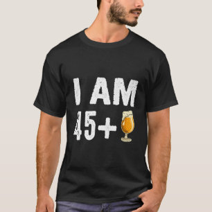 Camiseta Eu Tenho 45 Mais 1 Engraçado 46 Anos De Idade 46º 