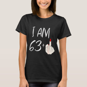 Camiseta Eu Tenho 63 Mais 1 Engraçado Para Um 63º Aniversár