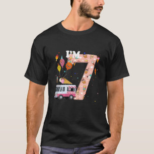 Camiseta Eu tenho 7 anos de aniversário para garotos Sorvet