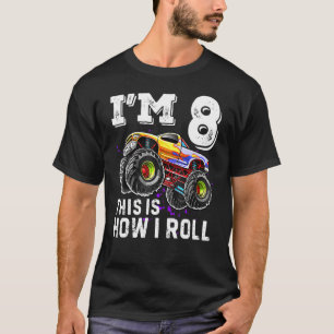 Camiseta Eu tenho 8 anos, é assim que eu faço o 8.º anivers