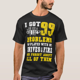 Camiseta Eu tenho 99 biscoitos engraçados de chef