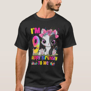 Camiseta Eu tenho 9 anos, 9 anos, 9 anos, Aniversário Garot