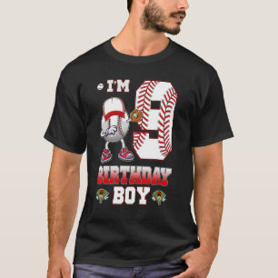 Camiseta Eu tenho 9 anos, 9 anos, garoto de aniversário beb