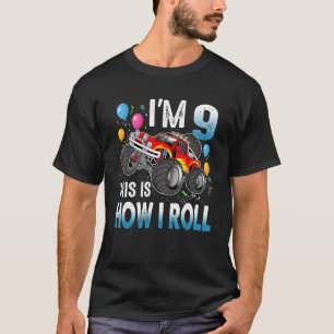 Camiseta Eu tenho 9 anos É assim que eu faço 9 anos 9 anos