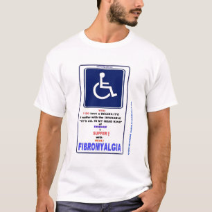 Camiseta Eu tenho a fibromialgia