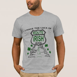 Camiseta Eu tenho a sorte do irlandês da rota