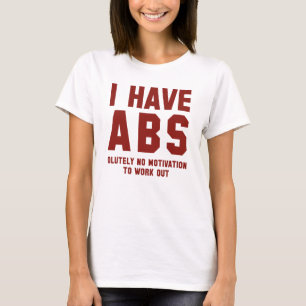 Camiseta Eu Tenho Abs